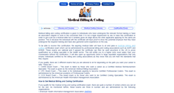 Desktop Screenshot of mymedicalbillingandcoding.com