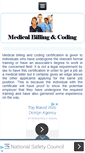 Mobile Screenshot of mymedicalbillingandcoding.com